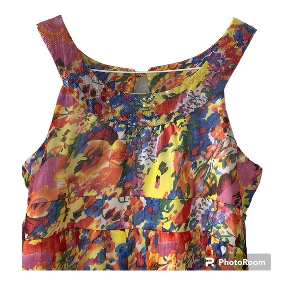 JUSTICE FLORAL DRESS - Picture 3 of 6